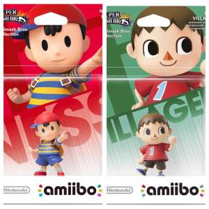 Nintendo amiibo Super Smash Bros. Ness & Villager reduced to £3.99 @ Argos