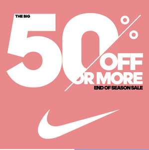 50% or more off all Nike @ InterSport