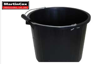 15 litre Trade Quality Martin Cox Black Bucket with Handle - £1.76 + Free DHL delivery. PayPal. 3.15% cashback(TCB)