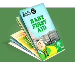 Get a free baby first aid guide via St Johns Ambulance