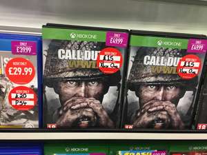 Call of Duty WW2 Xbox One £15 when bought with xbox @ Game