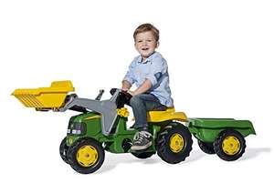 John Deere Ride-on Tractor with Loader and Detachable Trailer - Amazon £69.99