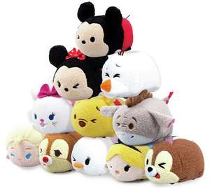 *Disney Tsum Tsum Series 1 Zippies Soft Toy - 2 Pack reduced price £3.99 @ Argos ( Free C& C )*
