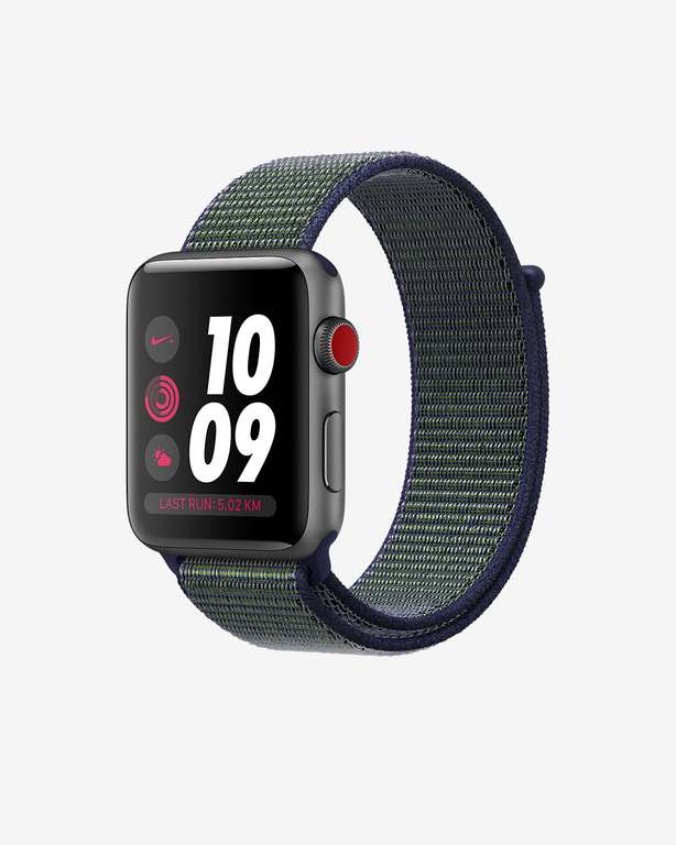 Apple Watch Nike+ Series 3 (GPS + Cellular) 42mm Was £429 now £299.97 @ Nike