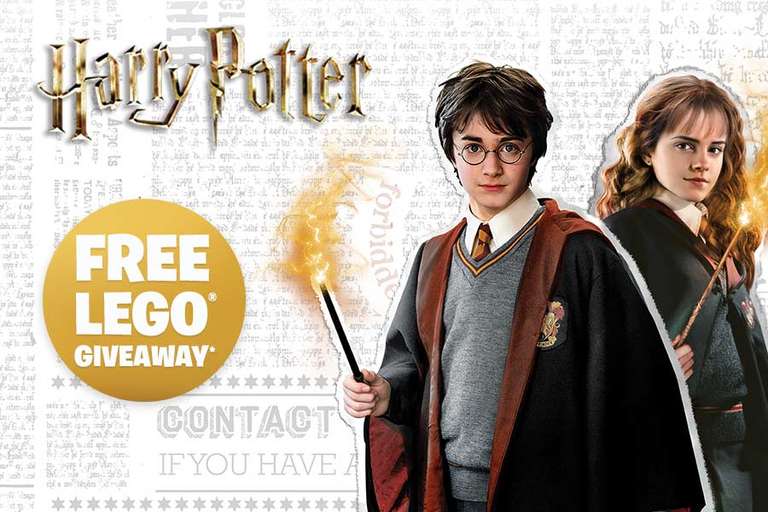 Free Lego giveaway 25th August - Harry Potter Event @ Smyths instore