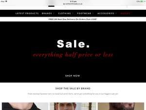 Northern Threads sale. Everything half price or less