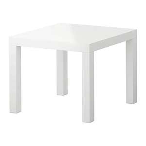 LACK side table high-gloss white for £5 from £9 (other colors available) @ IKEA [for IKEA FAMILY members]