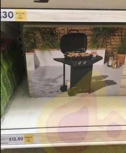 2 burner gas barbecue 12.50 Tesco extra in store - Bedworth