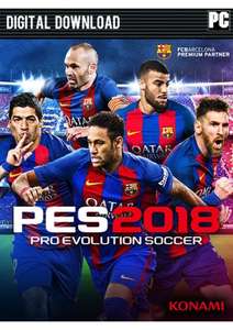 PES 2018 for PC/Steam £4.99 at CDKeys