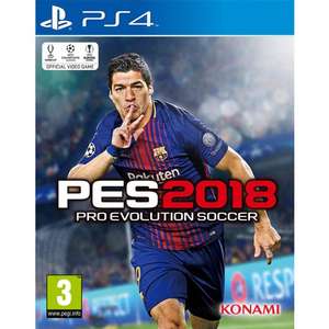 PES 2018 (PS4) £7.55 @ TheGameCollection