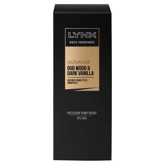 Lynx Signature Wood And Vanilla Daily Fragrance 100Ml £3 @ Tesco