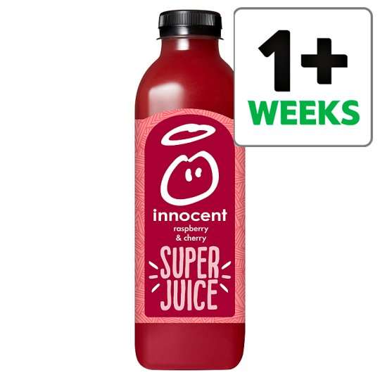 Innocent Raspberry And Cherry Super Juice, Apple, Pear & Cucumber Wonder Green & Orange Super Juice 750Ml HALF PRICE only £1.49 Links in op @ Tesco
