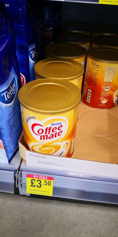 Nestle original coffee mate £3.50 instore @ The Food Warehouse