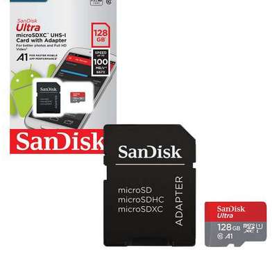 SanDisk Mobile Ultra Micro SD SDXC Memory Card 128GB - 7dayshop.com - £24.49
