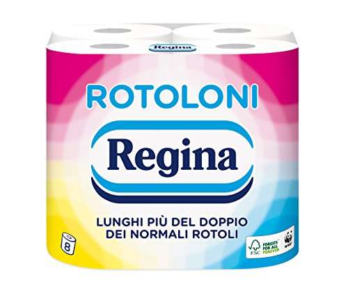 Regina Toilet Paper Rolls - 8 in a pack - Amazon add-on item - £2.74