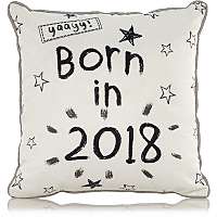 Born in 2018 cushion £3 ( ideal to add to baby shower present bundle ) @ Asda C+C