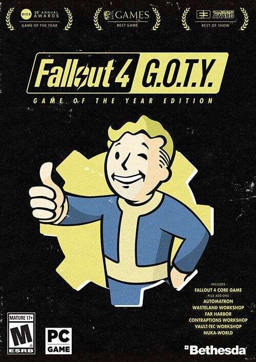 Fallout 4: Game of the Year Edition PC STEAM key. £13.49/£12.82 with FB code @ CD KEYS