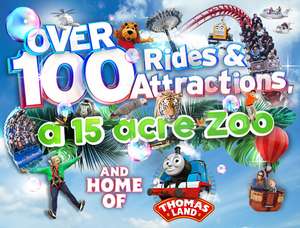 DRAYTON MANOR 1 DAY FAMILY PASS £100 with food & drink @ Attractiontix