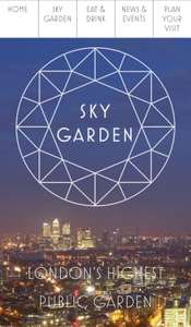 Free access to London's Sky Garden