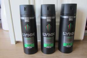 Lynx Deodorant & Bodyspray -  £1.76 Dunnes Stores (Omagh) instore
