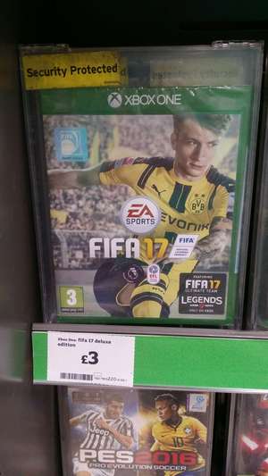 Fifa 17 deluxe edition XBOX ONE £3 Sainsbury's