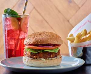 GBK All-Rounder - 6oz classic burger, small fries and one signature Fresh & Fizzy drink £9.95 any day after 5pm