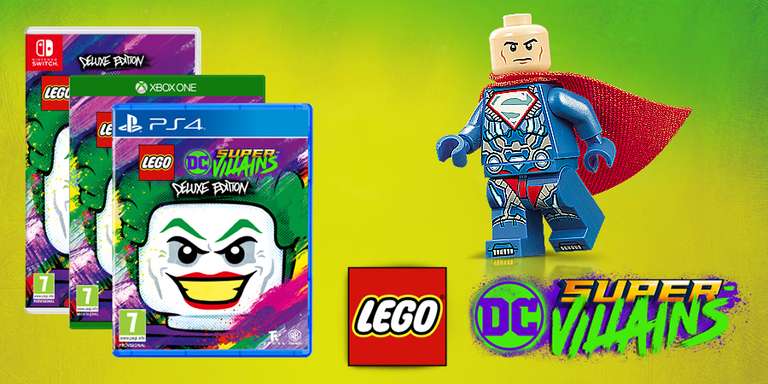 LEGO DC Super-Villains - inc Mini Figure (Nintendo Switch/PS4/Xbox One) £32.85 Delivered @ Base