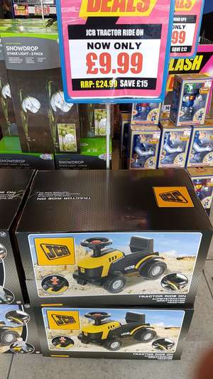 JCB Ride on Tractor 9.99 Instore @ This Is It