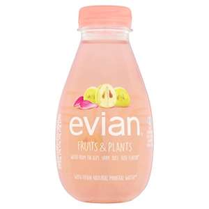 Evian Fruits and Plants Grapes and Rose Flavoured Mineral Water, 12 x 370 ml - £1.47 @ amazon pantry £2.99 delivery applies for first box then 99 p every box after