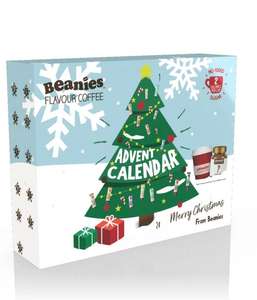 Beanies flavoured coffee advent calendar with 2 sachets per day, full size jar of coffee and travel mug £20 delivered @ Beanies