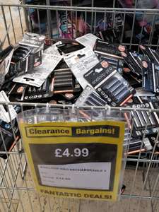 4x Panasonic Eneloop Pro AAA rechargeable batteries £4.99 @ Clearance Bargains in Stanley County Durham