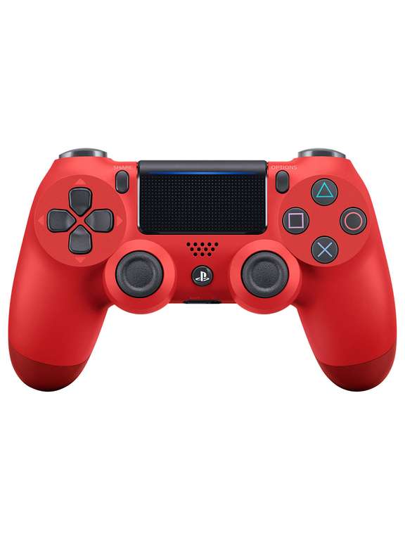 PS4 DualShock 4 V2 Wireless Controller with 2 Year Guarantee -  Magma Red / Blue / Black / White £34.99 @ John Lewis & Partners (free c+c)