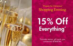 15% Off Everything on Thursday + Free Glass of Prosecco @ Squire's Garden Centres
