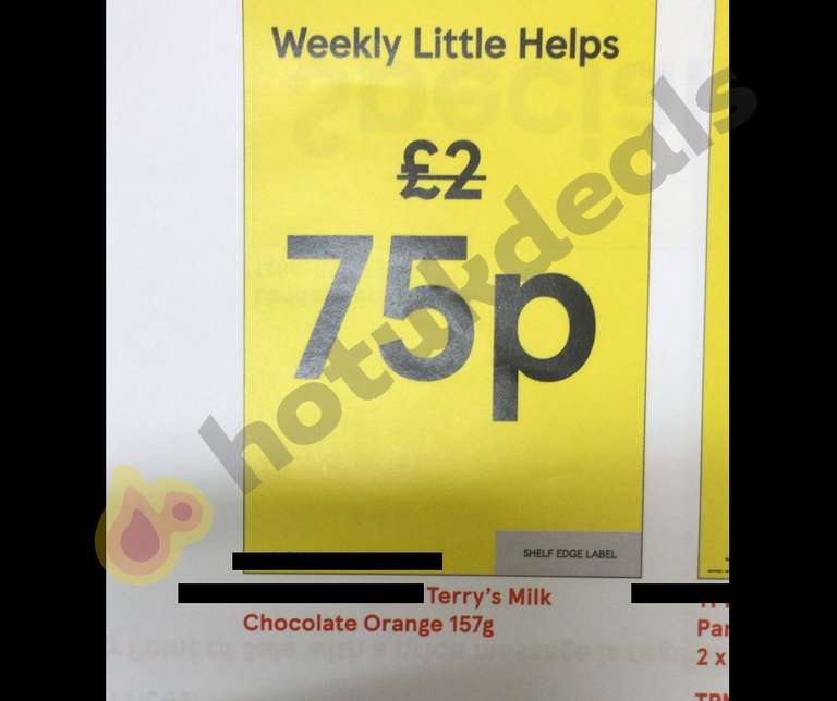 Terry's Chocolate Orange Milk Chocolate Box 157G 75p - now live @ Tesco Online & instore
