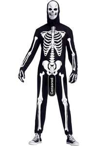 Humorous Skeleton costume for adults. £26.99 + £3.95 delivery @ Party Delights