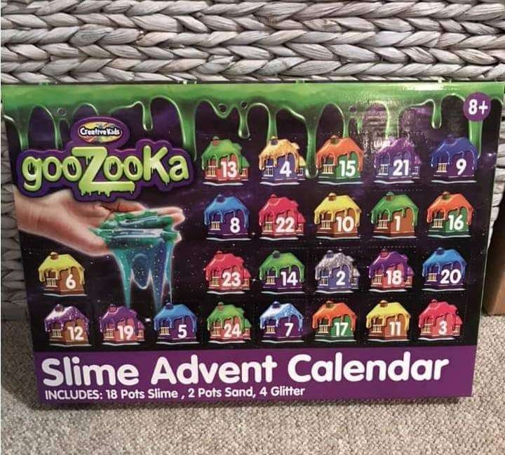 SLIME ADVENT CALENDAR  Only £6.99 at Home Bargains