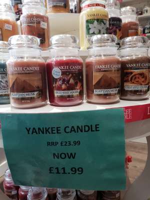 All large yankee candle jars £11.99 instore @ gretna gateway HALLMARK