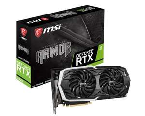 MSI GeForce RTX 2070 ARMOR 8GB Graphics Card £459.99 @ Ebuyer