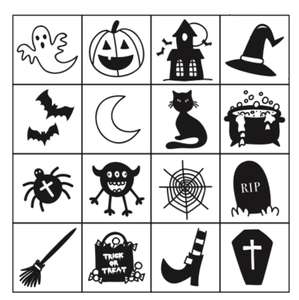 Free printable Halloween bingo