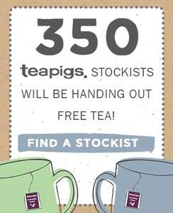 Teapigs will be handing out free tea on the 1st of November