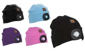 Discovery Adventures Adults' or Kids' LED Torch Beanies £5.99 / £7.98 delivered @ Groupon