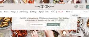 15% off everything @ COOK
