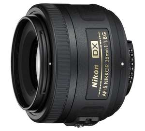 Nikon AF-S DX Nikkor 35mm f/1.8 Lens at Argos for £139.99
