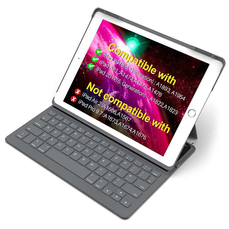 Inateck iPad Keyboard Case for 9.7” iPad - £13.86 (Prime / + £4.49 non Prime) with discounts Sold by Inateck and Fulfilled by Amazon