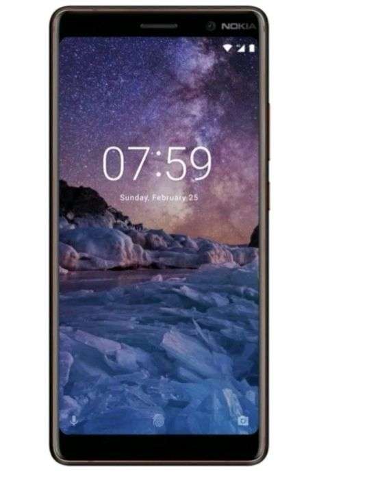 SIM Free Nokia 7 Plus 6 Inch 24MP 64GB 4GB 4G Mobile Phone - Black/CopperRefurbished With a 12 Month Argos Guarantee £212.99 @ Argos Ebay