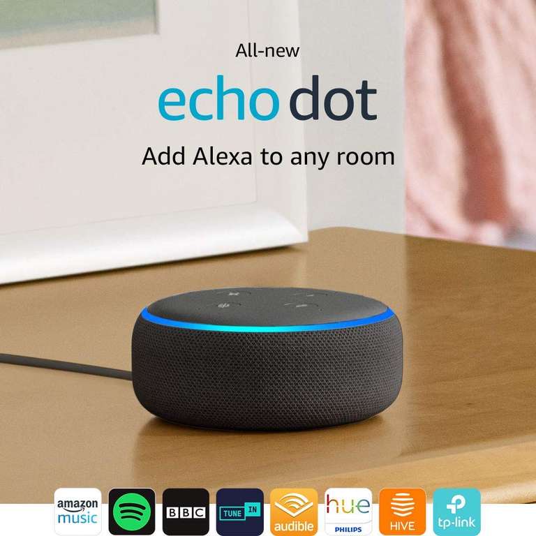 All-new Amazon Echo Dot (3rd Gen) - Smart speaker £24.99 @ Amazon Black Friday Sale