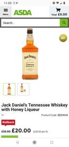 Jack Daniels Honey 1 litre - £20 @ ASDA
