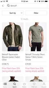 35% off Belstaff clothing @ John Lewis & Partners