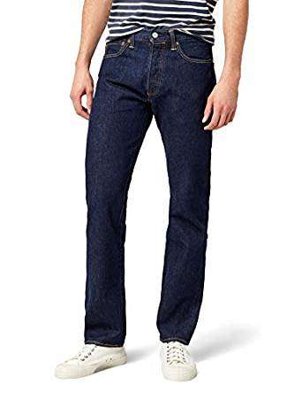 Levi's Men's 501 Original Fit Jeans  Blue (Onewash) Pack of 10 - £45.50 Amazon
