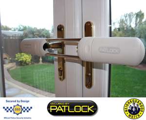 Patlock Security System for french / Patio doors - (tamper-proof door spindles included) - £42.50 @ Patlock